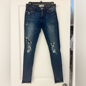 Distressed DL1961 jeans